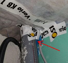 Leckage der Luftdichtheitsebene