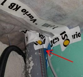 Leckage der Luftdichtheitsebene